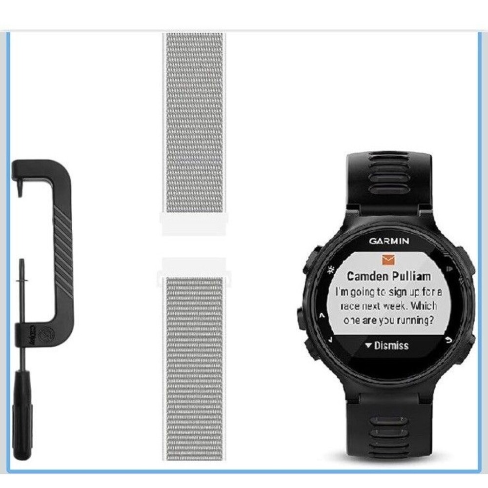 For Garmin Forerunner 235/220/230/620/630/735XT Replace  Band Strap New #13 Gray